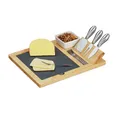 Produktbild: Käsebrett Käseplatte Käsebesteck-Set Servierbrett Servierplatte 1,7 kg 3 Teile