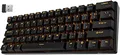 Produktbild: RK ROYAL KLUDGE RK61-US 2.4Ghz Kabellose/Bluetooth/Verkabelte 60% Mechanische Tastatur, 61 Tasten kompakte Tastatur, Hot Swappable Rote Schalter Gaming Tastatur mit Software für Win/Mac, US QWERTY
