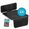 Produktbild: Kewago Kindersitzunterlage Auto Sitzschoner - 2 Stück schwarz - ISOFIX geeignet