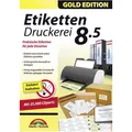Produktbild: Markt + Technik Etiketten Druckerei 8.5 Gold Edition (1 User, unbegrenzt) (80523)