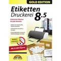 Produktbild: Markt & Technik Etiketten Druckerei 8.5 Gold Edition Vollversion, 1 Lizenz