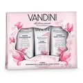 Produktbild: VANDINI Hydro Wellness Geschenkset Frauen - Wellness Set mit Body Lotion, Duschgel & Handcreme - Pflegeset Damen mit Bodylotion, Pflegedusche & Handbalsam für normale bis trockene Haut - Beauty Set