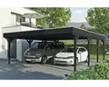 Produktbild: Doppelcarport SKAN HOLZ Grunewald inkl. Pfostenanker 622 x 796 cm anthrazit