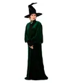 Produktbild: Funidelia Offizielles Professor McGonagall Harry Potter Kostüm für Damen mit Kleid, Umhang und Hut, Hogwarts Anzug für Erwachsene, Karneval, Halloween und Partys – Größe S - M