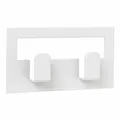 Produktbild: Blomus Handtuchhaken Vindo Large Handtuchhalter Wandhaken Stahl White 6x11 cm