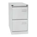 Produktbild: BISLEY Light Hängeregistraturschrank, einbahnig, DIN A4, 2 HR-Schubladen, Metall, 645 Lichtgrau, 62.2 x 41.3 x 71.1 cm