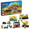 Produktbild: LEGO CITY: Baufahrzeuge und Kran mit Abrissbirne 60391