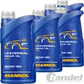 Produktbild: 5x1L MANNOL 8107 GETRIEBEÖL SCHALTGETRIEBEÖL 80W90 passend für API GL4 MIL L2105