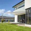 Produktbild: Windhager Sonnensegel Cannes 5x5x5m cream Sonnenschutz UV-Schutz 50+ Sonnendach