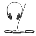 Produktbild: Yealink UH34 Dual Teams Kopfhörer Kabelgebunden Kopfband Büro/Callcenter USB Typ-A Schwarz (1308043)