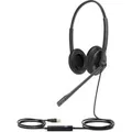 Produktbild: UH34 , Headset schwarz, Microsoft Teams, 3,5 mm Klinke, USB-C, Stereo, Leder-Ohrpolstern