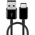Produktbild: Samsung Ladekabel EP-DG930IBEGWW, schwarz, 1,5m, USB-A auf USB-C