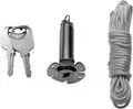 Produktbild: Hörmann Notentriegelung NET3, 13mm, 1,5m Seil, f.doppelw. Sec-Tore; 728054