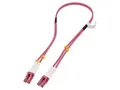 Produktbild: 95933 LWL-Patchkabel OM4 LC/UPC,beiderseitig 0,5m 50/125um LSZH GOOBAY