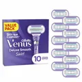 Produktbild: Gillette Venus Extra Smooth Swirl Damen Rasierklingen, 10 Ersatzklingen