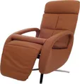 Produktbild: Relaxsessel MCW-L11, Design Fernsehsessel TV-Sessel Liegesessel, Liegefunktion drehbar, Voll-Leder -braun
