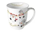 Produktbild: Ambiente Luxury Paper Products Becher Sommer, Blumen, Tiere, Pflanzen, Bäume, Herbst, Mug, Kollektion, 1-tlg., Porzellan Tasse Gnomes, Becher 0,4 L Zwerge, Wichtel an der Lichterkette weiß, Themen Tiere, Schnee - Eis, Weihnachten, WinterWinterJahreszeit Winter, Winter, Geburtstag, Hochzeit, Valentinstag, Muttertag, Geschenke