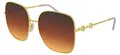 Produktbild: GUCCI Womens GG0879S Sunglasses, Gold-Gold-Brown, 61