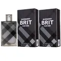 Produktbild: Burberry Brit for Him 2 x 100 ml Eau de Toilette EDT Set Herrenduft