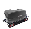 Produktbild: MENABO Race 4 Fahrradträger für 4 Räder klappbar + Nekkar schwarz Transportbox Gepäckbox 330 Liter