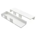 Produktbild: Endkappen L+R Weiß für Modern 58 Fußleisten 16x58 mm 2 Stück | Zubehör für Fußleisten Modern