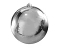 Produktbild: Christbaumkugel Kuststoff PVC XXL silber 20cm Weihnachtskugeln Baumschmuck Dekokugeln groß Baumkugeln