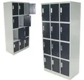 Produktbild: Apex Spind Spind 12-Fächer Zwölferspind Garderobenschrank Umkleidespind 57024