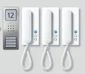 Produktbild: Siedle SET CA812-3 E/W Türsprechanlagen-SET für 3 Wohneinheiten, 1+n
