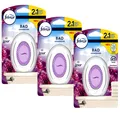 Produktbild: 3x Febreze Lufterfrischer Bad u. WC Raumduft Duftspender  -Amethyst Blütentraum-