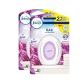 Produktbild: 2x Febreze Bad Lufterfrischer Lenor Amethyst Blütentraum Duftstecker Duftgel