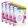 Produktbild: 4x Febreze Bad Lufterfrischer Lenor Amethyst Blütentraum Duftstecker Duftgel
