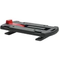 Produktbild: Klick fix GTA Adapter Platte für Körbe, Taschen, Boxen Gebäckträger schwarz/rot