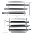 Produktbild: Haltegitterset mit Teleskopauszug 3-fach für Backbleche Rost gorenje AC057 47109