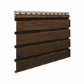 Produktbild: Fassadenverkleidung PVC 295 x 28,3 cm walnuss/schwarz