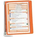 Produktbild: FP - Wandhalter 5 Sichttafeln orange m.Profilrahmen durable