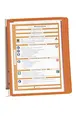 Produktbild: Durable Wand-Sichttafelsystem (Vario Wall 5, mit 5 Sichttafeln A4) orange, 555109