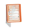 Produktbild: DURABLE Tafel Wandhalter 5 Sichttafeln orange m.Profil 5 Sichttafeln