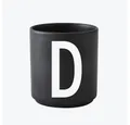 Produktbild: Design Letters Becher Porzellanbecher Schwarz D, Porzellan