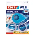 Produktbild: tesa KRISTALL - KLAR Klebefilm transparent 19,0 mm x 10,0 m 1 Set