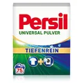 Produktbild: Persil Universal Pulver Tiefenrein Waschmittel (75 Waschladungen), Vollwaschmittel für reine Wäsche und hygienische Frische für die Maschine, effektiv von 20 °C bis 95 °C