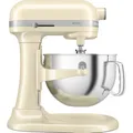 Produktbild: KitchenAid Küchenmaschine - Artisan - Multifunktionaler Küchenroboter mit Schüsselheber - Mit 5 Zubehörteilen - 5,6L - Crème