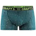Produktbild: Craft Funktionsunterhose Greatness Boxer Short 3-Inch Sportunterhose Boxershort mit Logo Webbund, weich und bequem grün|schwarz M