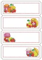 Produktbild: selbstklebende bunte Fruchtsticker aus der Serie VARIO