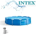 Produktbild: Intex Frame Pool Rondo Ø 366x76 cm mit Filterpumpe Swimming Pool Aufstellpool