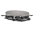 Produktbild: PRINCESS Raclette ovaler Raclette-Stein Grill, 1200 Watt, Thermostat, für 8, 8 Pfännchen