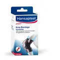 Produktbild: Hansaplast Kniebandage, Knie Sportbandage zur Vorbeugung von Verletzungen, Knieschoner für Alltag, Hobby und Sport, für rechts und links verwendbar