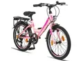 Produktbild: Licorne Bike Stella Premium City Bike 20,24,26 und 28 Zoll Fahrrad für Mädchen Herren und Damen 21 Gang (6 Gang bei 20 Zoll) Holland Citybike Zoll:20;Farbe:Rosa