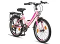 Produktbild: Licorne Bike Stella Premium City Bike 20,24,26 und 28 Zoll Fahrrad für Mädchen Herren und Damen 21 Gang (6 Gang bei 20 Zoll) Holland Citybike Zoll:20;Farbe:Rosa