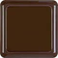 Produktbild: Berker 471801 Steckdose SCHUKO mit Klappdeckel und Rahmen, wg Up IP44, braun glänzend