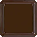 Produktbild: Berker 471801 Steckdose SCHUKO mit Klappdeckel und Rahmen, wg Up IP44, braun glä